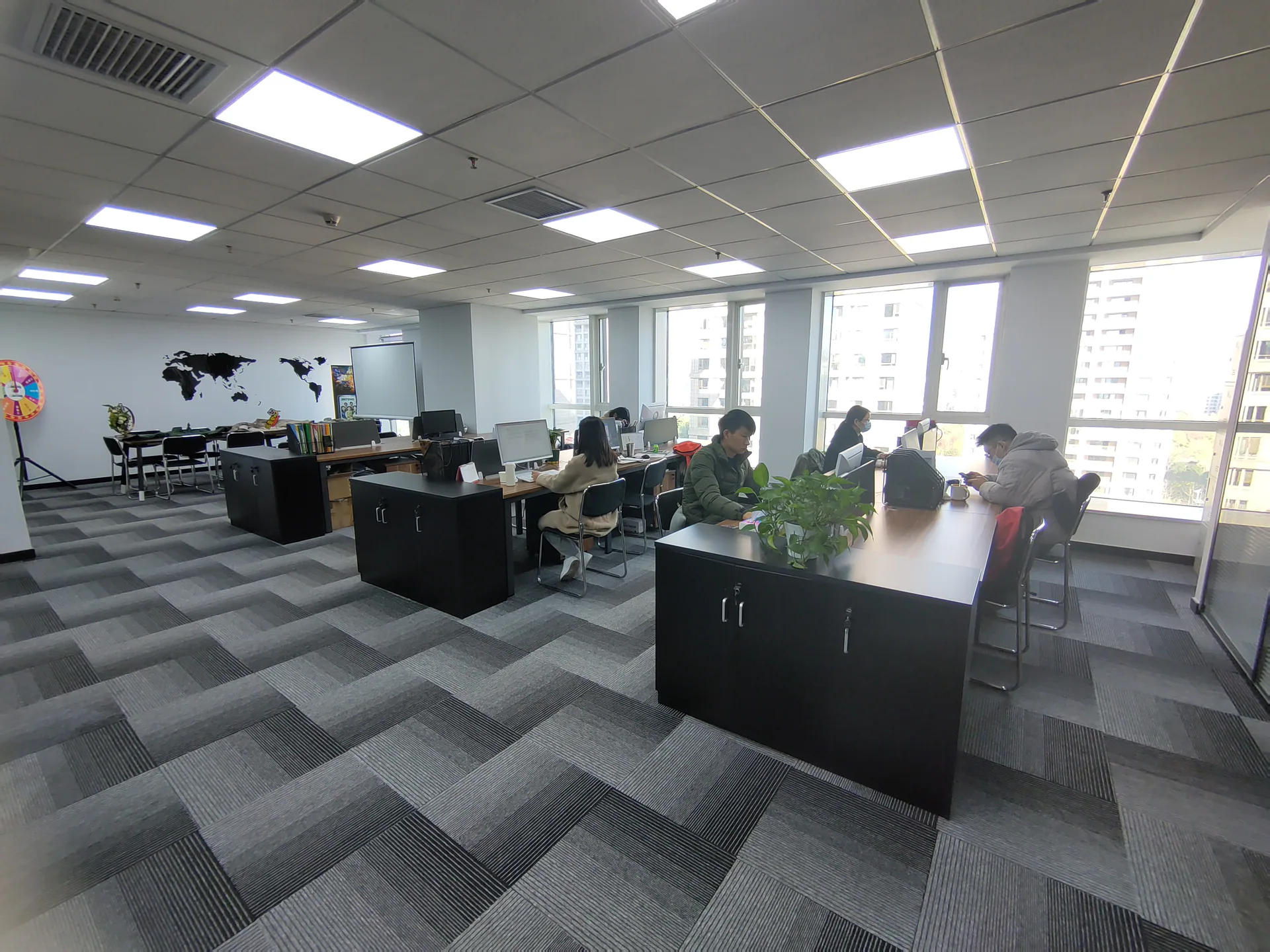Wuhan Jinteng office, meeting and showroom workspace, archive view 1