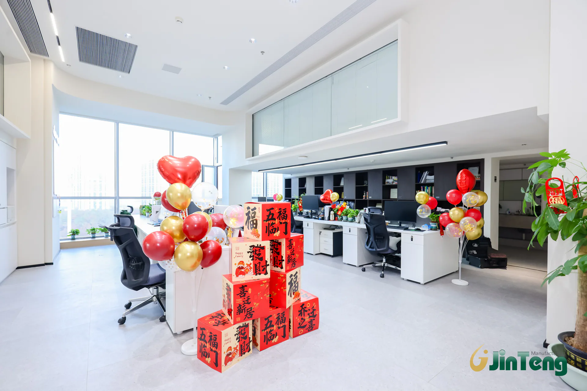 Wuhan Jinteng office, meeting and showroom workspace, archive view 13