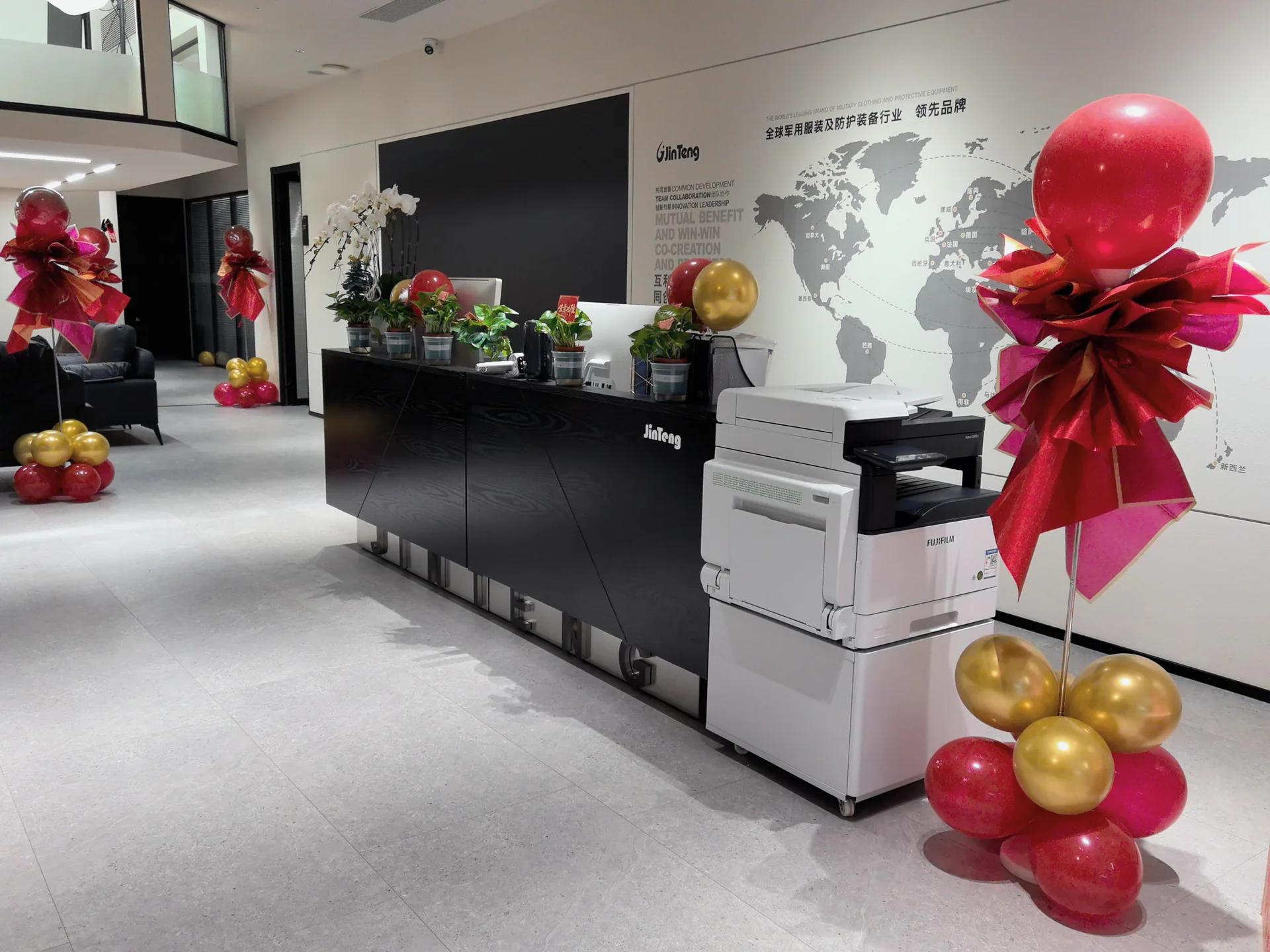 Wuhan Jinteng office, meeting and showroom workspace, archive view 12
