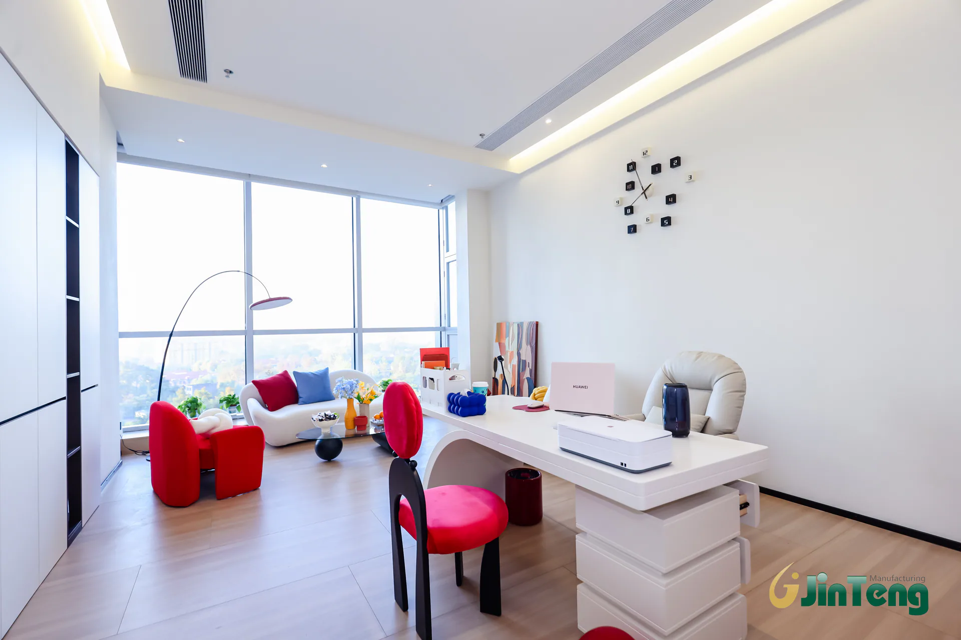 Wuhan Jinteng office, meeting and showroom workspace, archive view 4