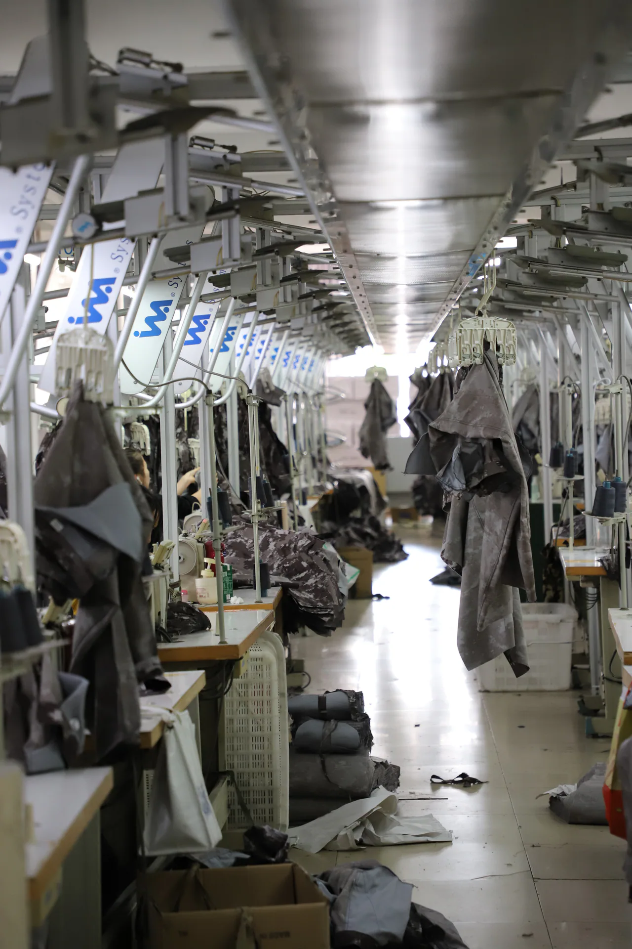 Wuhan Jinteng garment workshop and production process, archive view 18