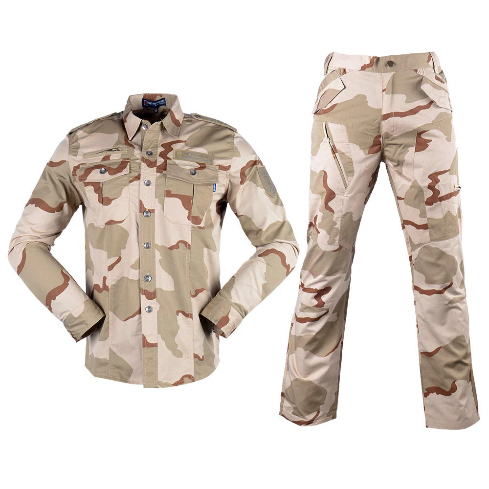Tactical Combat Uniform-Breathable Camouflage Polyester/Cotton All Seasons