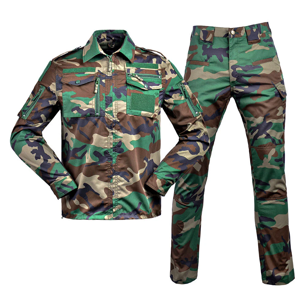 728 Gear Tactical Set Uniform Printed Breathable Anti-Static for Combat Hunting