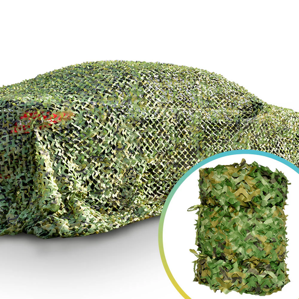 Customizable 150D Woodland Mesh Camouflage Netting Personal Defense JT-A-003