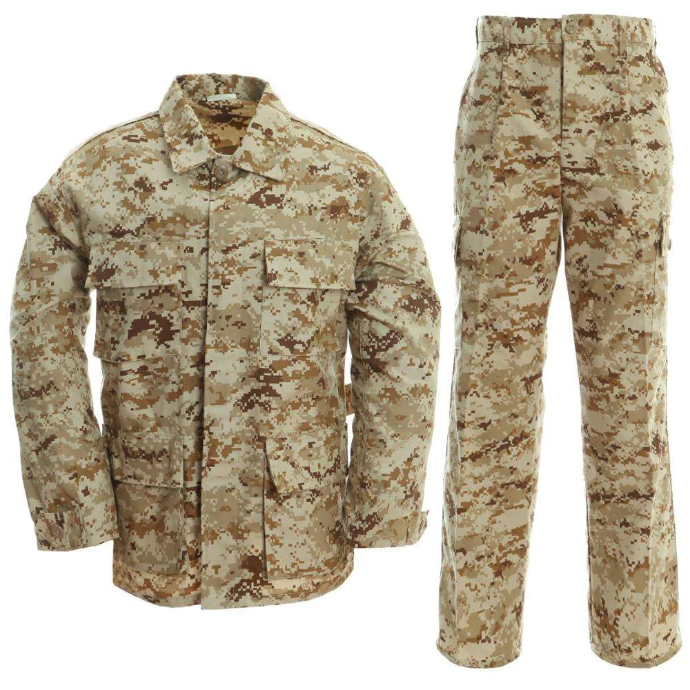 Digital Desert Camouflage Uniform BDU Tactical Combat Suits American JT-BDU-005