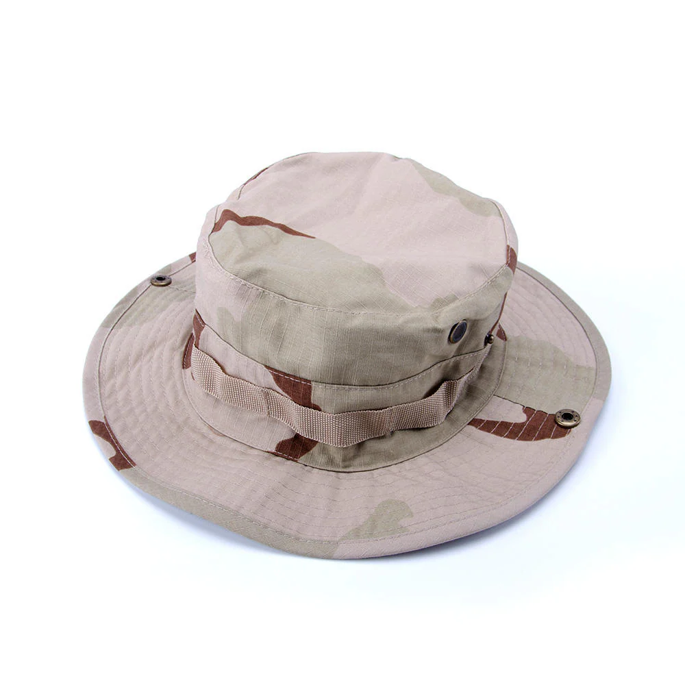 Custom Foldable Design Men Bucket Cap Hat With String