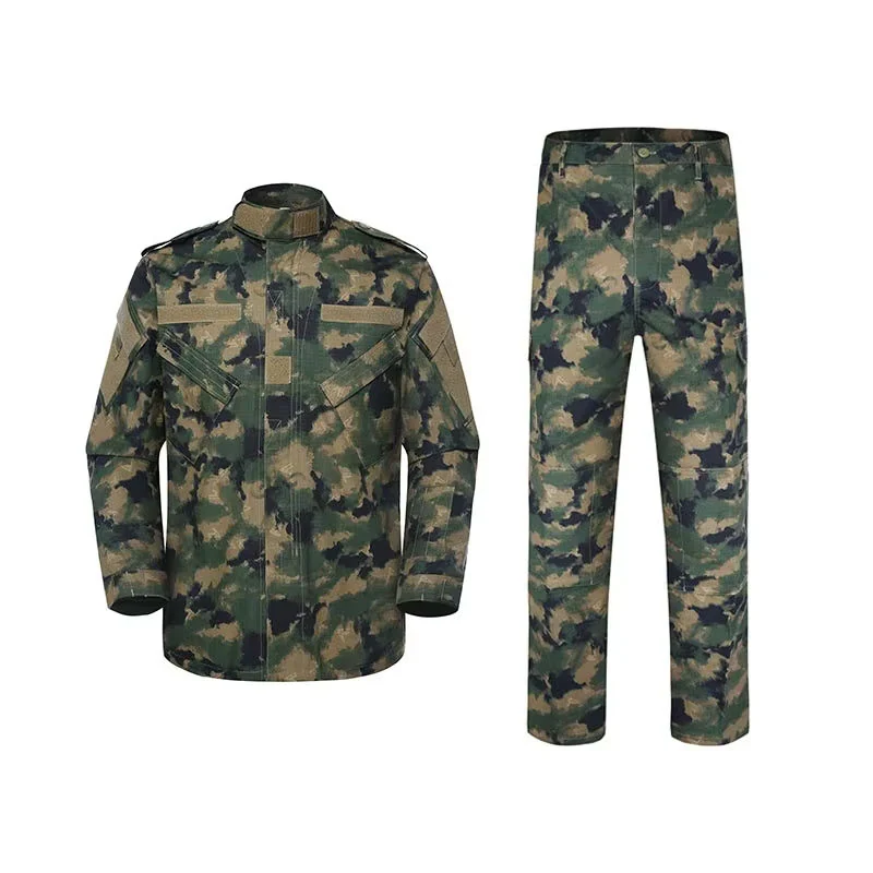 Custom ACU Polyester & Cotton Uniform Camouflage Rip-stop Training JT-C-005