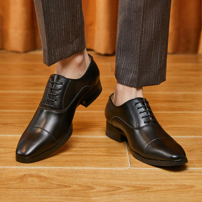 Men's Casual Dress Shoes & Oxford Office Work Shoes Handmade With JT-F-017