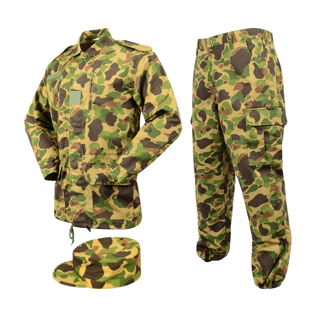 Men's Camouflage Clothing Wholesale Leaf Camo Combat Suit