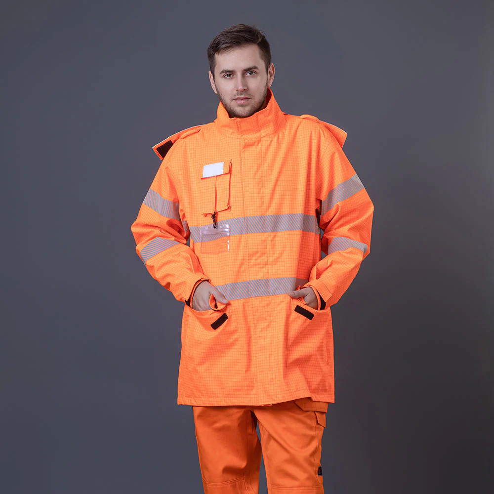 Work Wear Safety Clothes Hivis Flame Retardant Anti-static Waterproof JT-HP-016