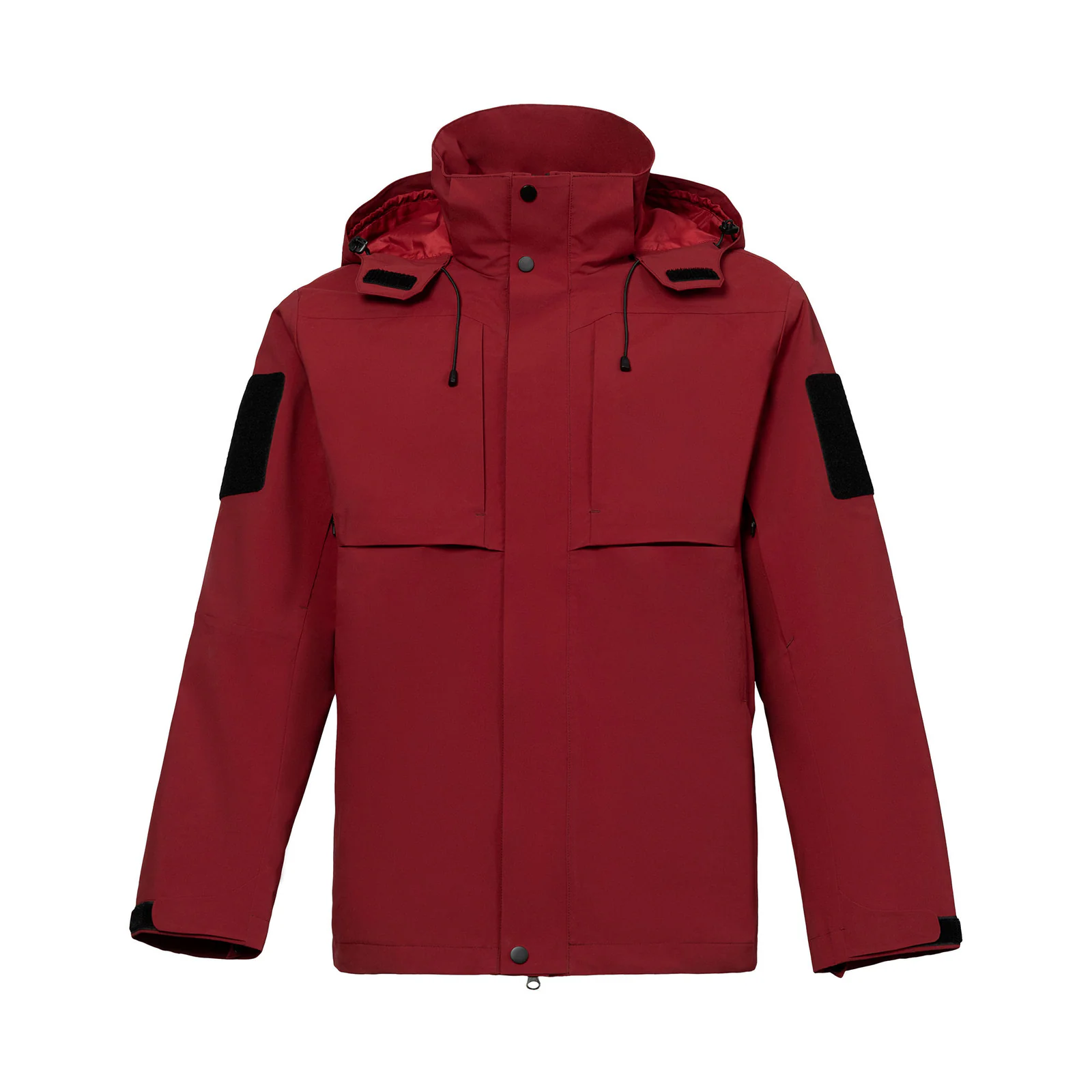 High Quality Unisex Waterproof Jacket Hood Zipper Closure Pockets JT-JACKET-007