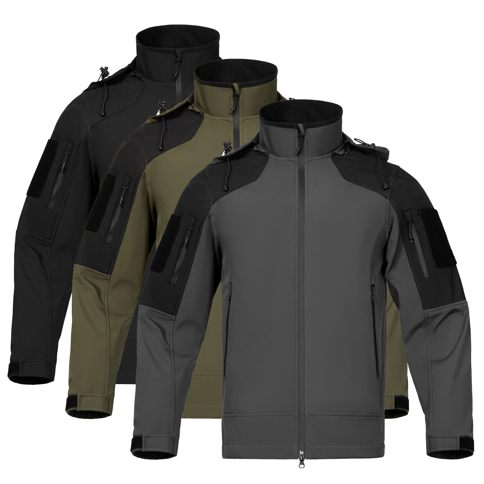 Men's Autumn Windproof Waterproof Softshell Jacket Breathable JT-JACKET-012