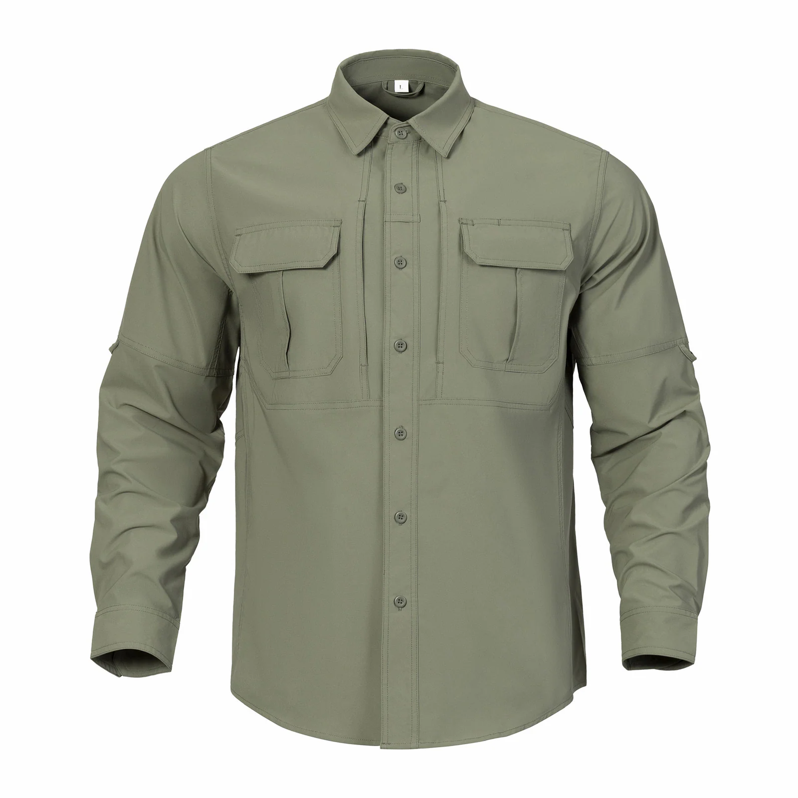 Men's 100% Polyester Full Sleeve Tactical Casual Shirt Durable Long JT-NA-009