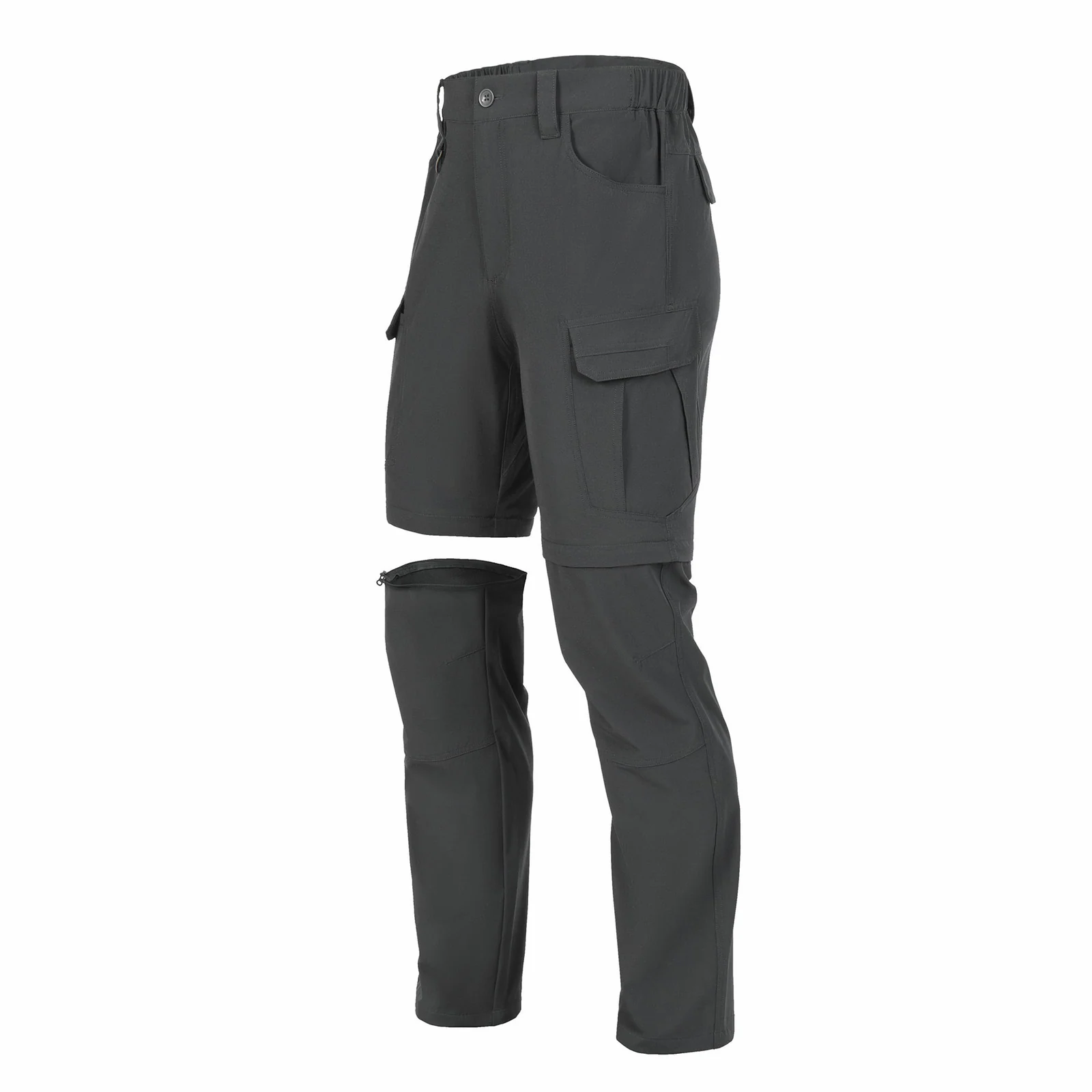 Summer Nylon Spandex Men's Hiking Pants Convertible Lightweight JT-NA-013