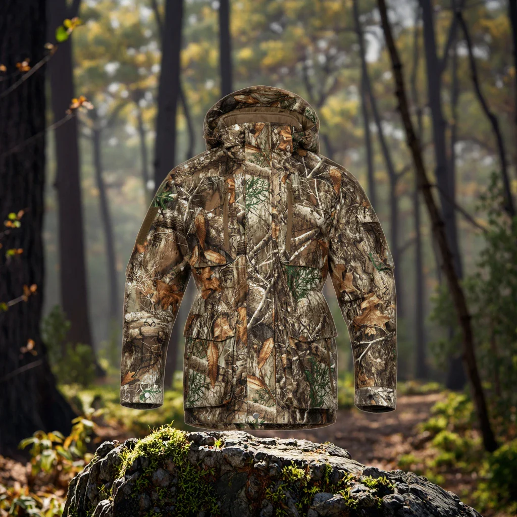 Waterproof Fleece Mens Hunting Jacket Clothes - Multi-Pocket Outdoor JT-NA-016