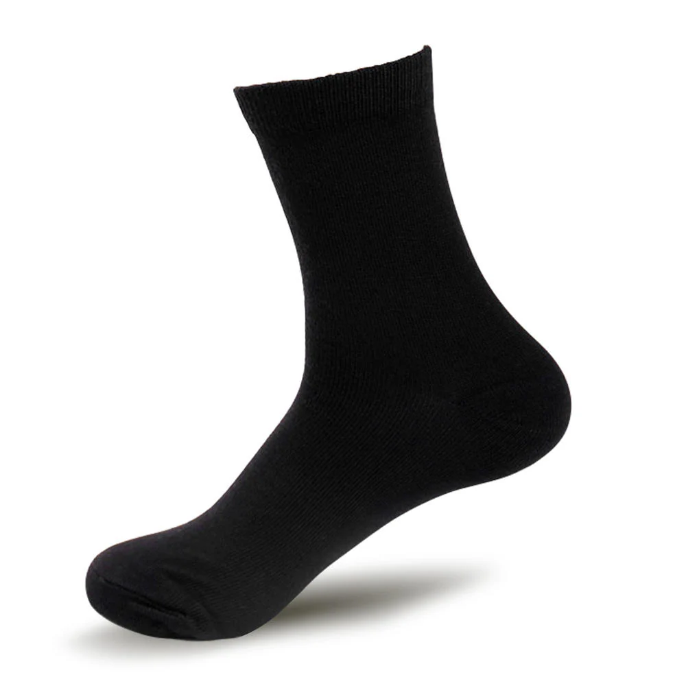 Quality Tactical Ankle Men's Knit Cushion Boot Socks Black Custom JT-SOCKS-003