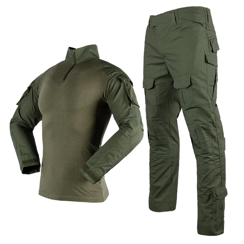 Anti-Static Frog Combat Uniform Set Tactical Outdoor Gear Reinforced JT-T-006