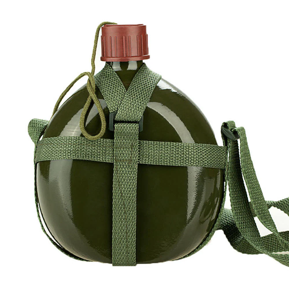 1L BPA Free US Metal Water Bottle with Camouflage Style for Outdoor Use