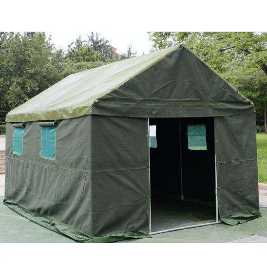 Heavy Duty Command Surplus Camping Canvas Disaster Relief Emergency Tent