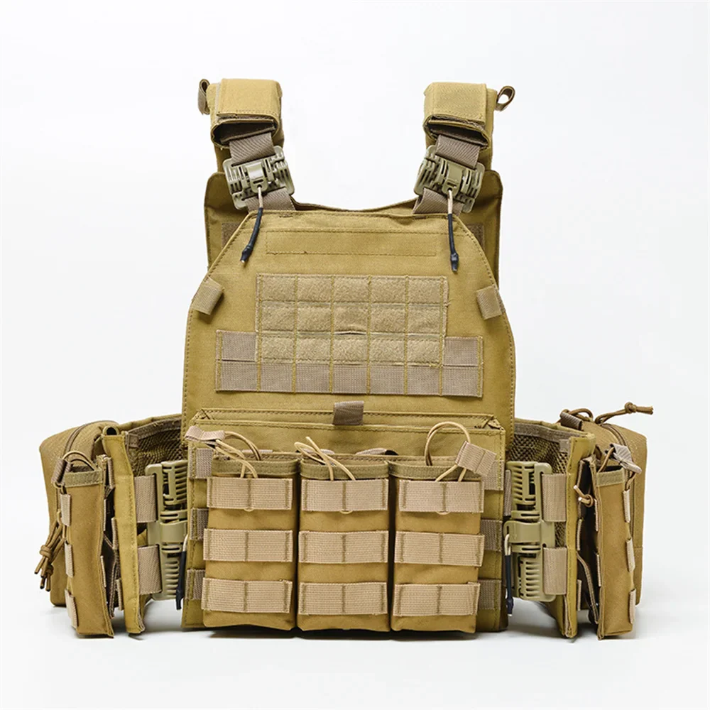 Training Modular Plate Carrier Assault Vest MOLLE System Tactical Combat Vests